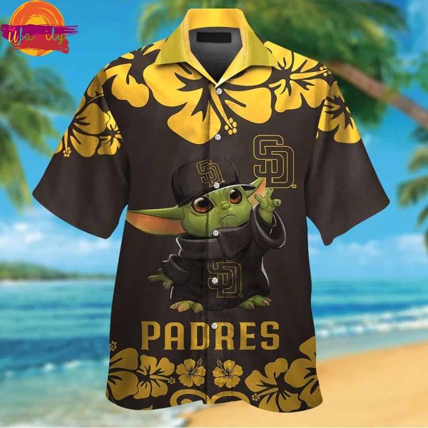 San Diego Padres Baby Yoda Hawaiian Shirt