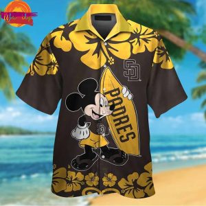 San Diego Padres Mickey Mouse Hawaiian Shirt Style