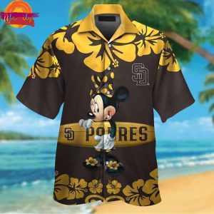 San Diego Padres Minnie Mouse Hawaiian Shirt Style