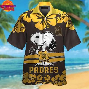 San Diego Padres Snoopy Hawaiian Shirt Style