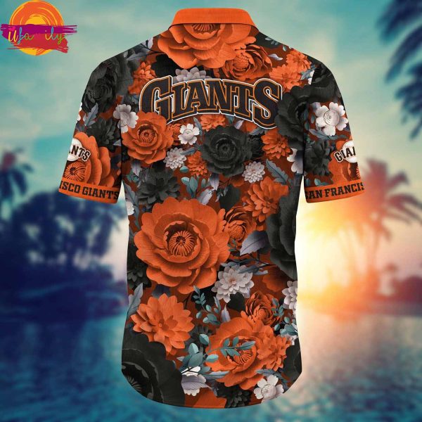 San Francisco Giants Flowers Hawaiian Shirt