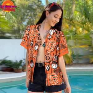 San Francisco Giants Pattern Hawaiian Shirt 2