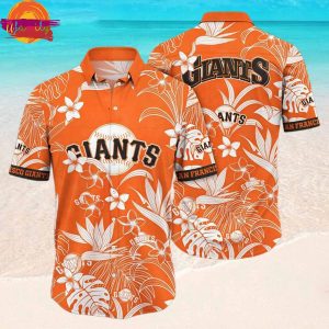 San Francisco Giants Tropical Hawaiian Shirt Style