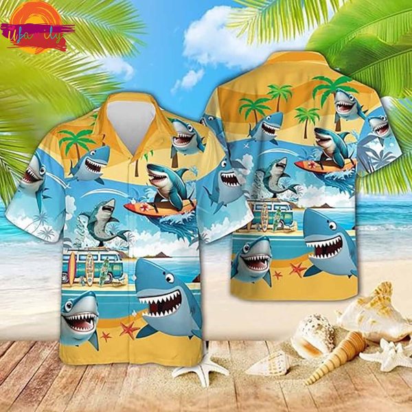 Shark Hawaiian Shirts For Men