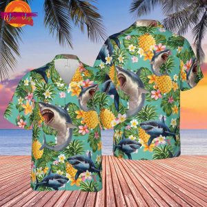 Shark Pineapple Tropical Hawaiian Shirt