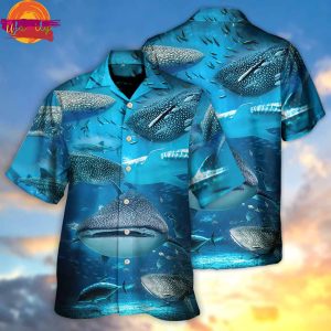 Shark Swim With Whale Sharks Hawaiian Shirt