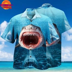 Show Your Teeth Shark Hawaiian Shirt For Men