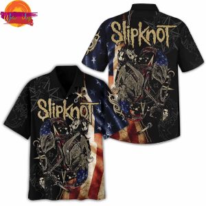 Slipknot American Flag Hawaiian Shirt