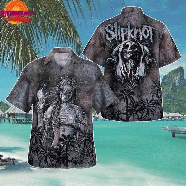 Slipknot Skull Hawaiian Shirt Style