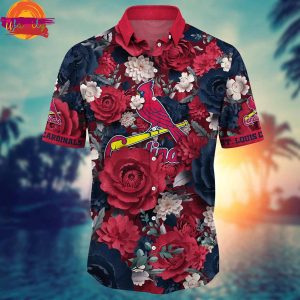 St Louis Cardinals Flowers MLB Hawaiian Shirt Style 2