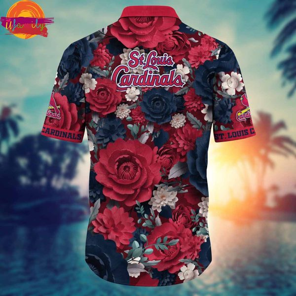 St Louis Cardinals Flowers MLB Hawaiian Shirt Style