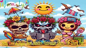 Stay Cool in Style Iron Maiden Hawaiian Shirts For Every Fan