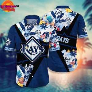 Tampa Bay Rays Pineapple Tropical Hawaiian Shirt Style