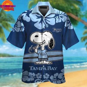 Tampa Bay Rays Snoopy Hawaiian Shirt Style