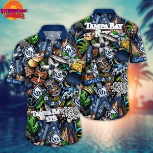 Tampa Bay Rays Tiki Tiki Hawaiian Shirt Style 1