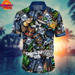 Tampa Bay Rays Tiki Tiki Hawaiian Shirt Style