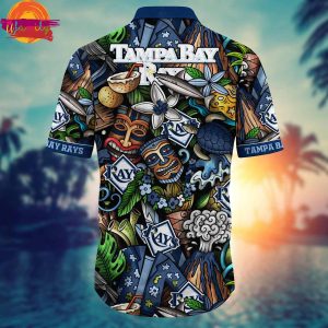 Tampa Bay Rays Tiki Tiki Hawaiian Shirt Style 3