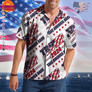 Trump 2024 Take America Back Hawaiian Shirt Style 1