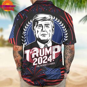 Trump 2024 The Patriots Choice Hawaiian Shirt Style 2