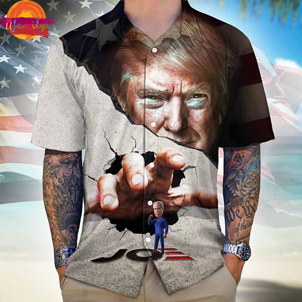 Trump Break The Wall Hawaiian Shirt Style