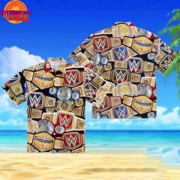 WWE Championship Hawaiian Shirt Style