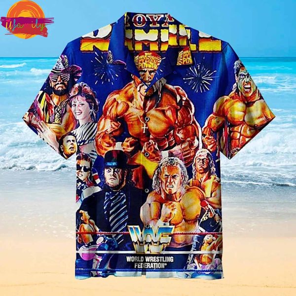 WWE Royal Rumble Universal Hawaiian Shirt Style