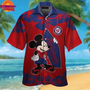 Washington Nationals Summer Mickey Mouse Hawaiian Shirt