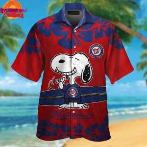 Washington Nationals Summer Snoopy Hawaiian Shirt