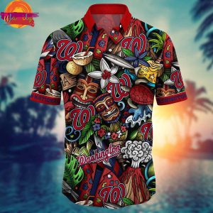 Washington Nationals Tiki Tiki Hawaiian Shirt 2