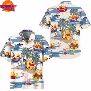 Winnie The Pooh And Friends Summer Hawaiian Shirt Style