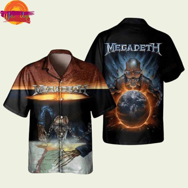 5 Years Of Megadeth Unisex Hawaiian Shirt Style