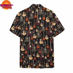 Acoustic Guitar Hawaiian Shirt Style