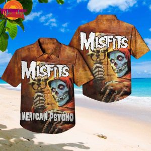 American Psycho Studio Album By Misfits Hawaiian Shirt Style