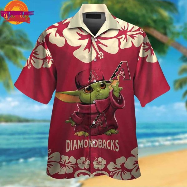 Arizona Diamondbacks Baby Yoda Hawaiian Shirt