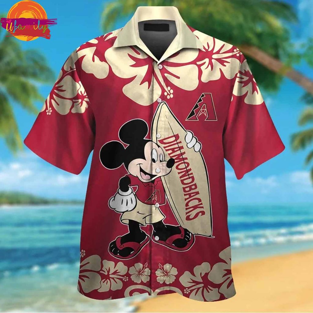 Arizona Diamondbacks Mickey Mouse Hawaiian Shirt