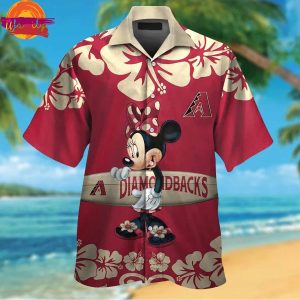 Arizona Diamondbacks Minnie Mouse Hawaiian Shirt