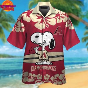 Arizona Diamondbacks Snoopy Hawaiian Shirt