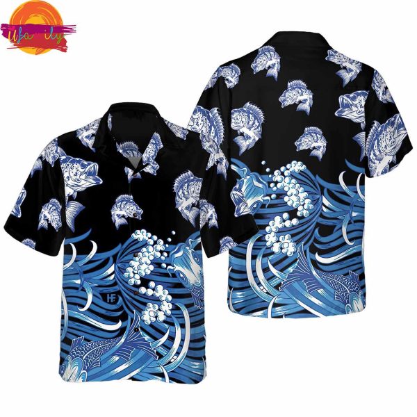 Bass Fish Hawaiian Shirt Style