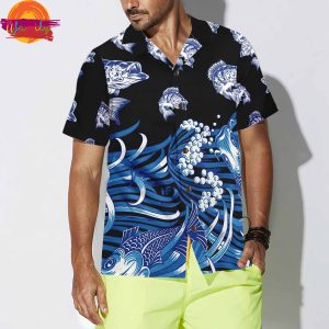 Bass Fish Hawaiian Shirt Style