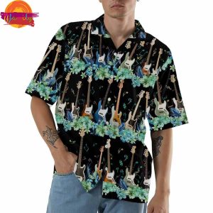 Bass Guitar Hawaiian Shirt Style 3