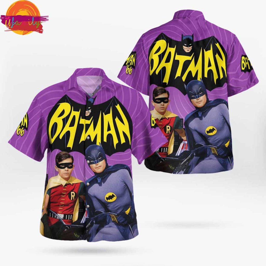 Batman And Robin Hawaiian Shirt Style