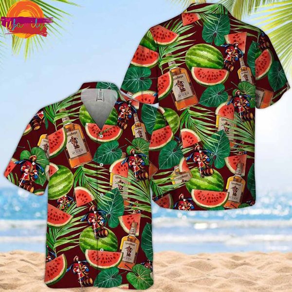 Captain Morgan Watermelon Hawaiian Shirt Style