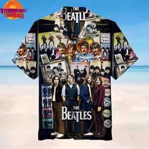 Classic Album Montage TheBeatles Hawaiian Shirt