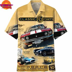 Classic Day Car Hawaiian Shirt