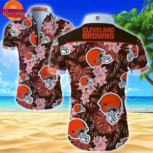 Cleveland Browns Hawaiian Flower Shirt Style