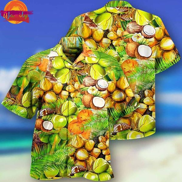 Coconut Pattern Hawaiian Shirt Style