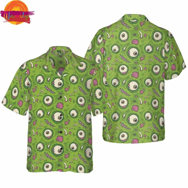 Creepy Halloween Zombie Skin Hawaiian Shirt Style