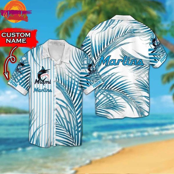 Custom Miami Marlins Tropical Hawaiian Shirt