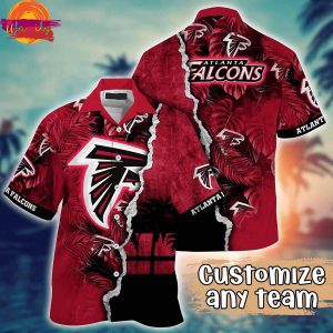 Custom NFL Team Atlanta Falcons Hawaiian Shirt