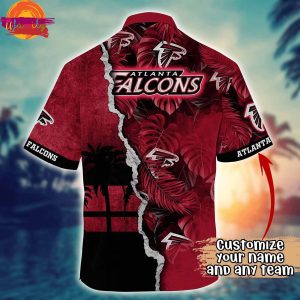 Custom NFL Team Atlanta Falcons Hawaiian Shirt